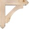 Ekena Millwork Imperial Arts and Crafts Smooth Bracket w/ Offset Brace, Douglas Fir, 7 1/2"W x 32"D x 32"H BKT0806X32X32IMP03SDF - alternate 2